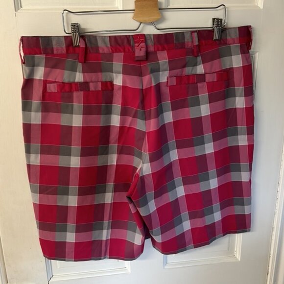 Izod PerformX plaid golf shorts men’s size 40 - Picture 4 of 12